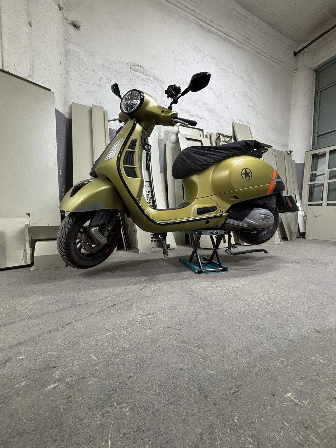 Scooter üzerinde